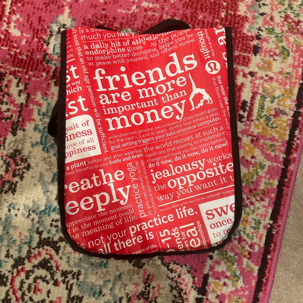 Red Lululemon Athletica Tote